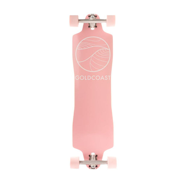 GoldCoast Classic in Pink 36" Drop Through Longboard - Longboards USA