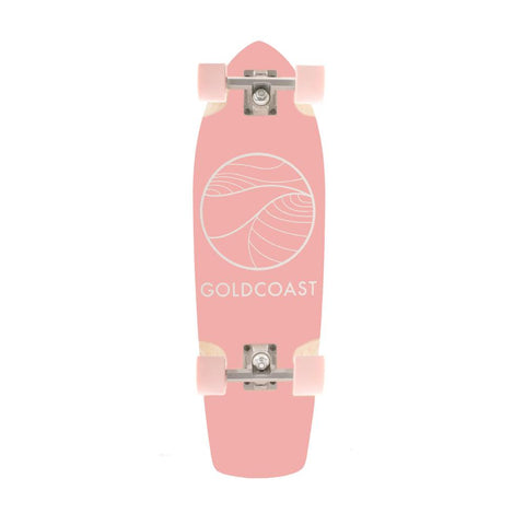 GoldCoast Classic Pink 28" Cruiser Longboard - Longboards USA