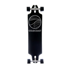 GoldCoast Classic Sport in Black 36" Drop Through Longboard - Longboards USA