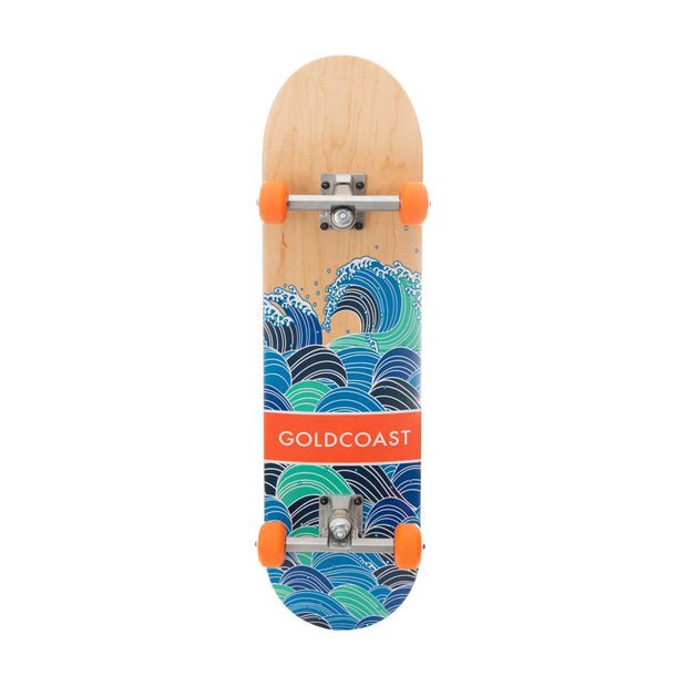 GoldCoast Swell 7.75" Complete Skateboard - Longboards USA