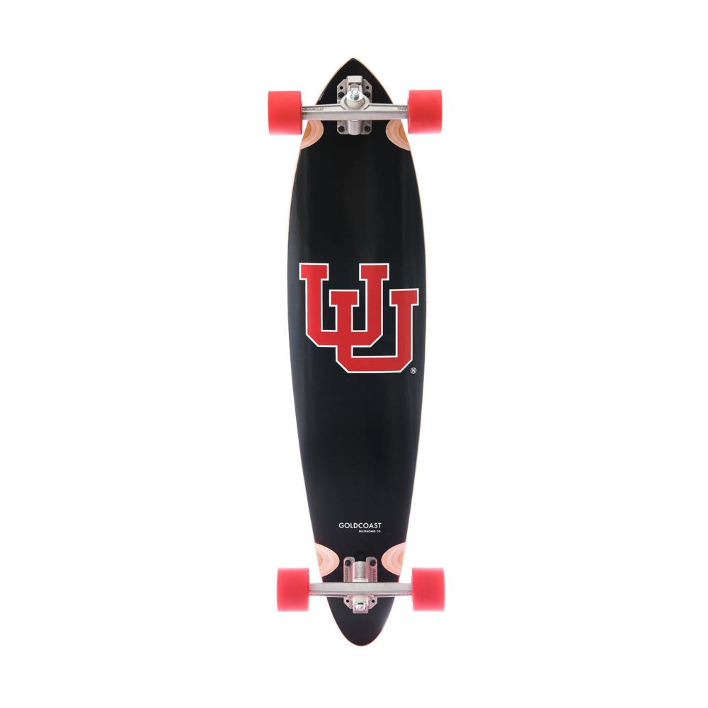 GoldCoast University Of Utah 38" Pintail Longboard - Longboards USA