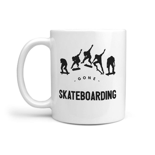 Gone Skateboarding Coffee Mug | Gift Idea for skater skateboarder - Longboards USA