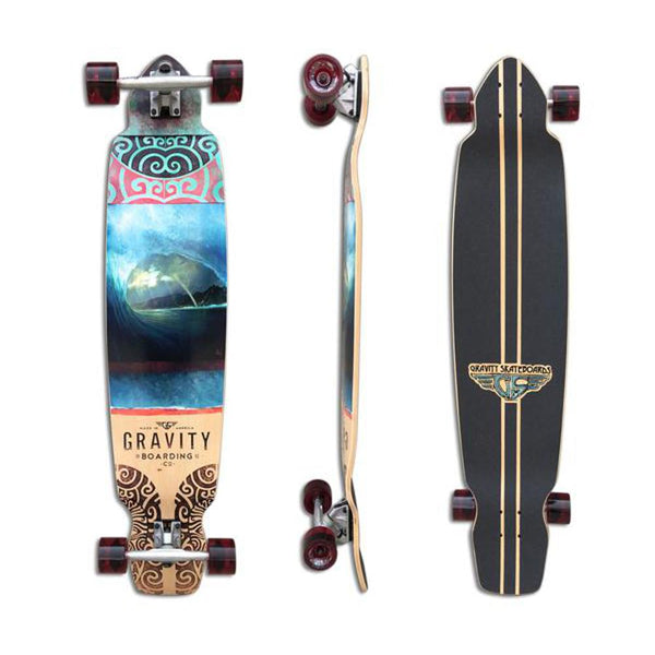 スケートボード Skateboarding gravity Amazon.com : Gravity Longboard Skateboard for Cruising