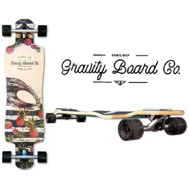 Gravity Double Drop Pineapple Express 38" Longboard - Longboards USA