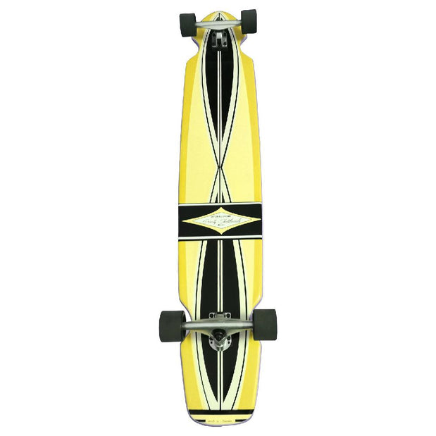 Gravity Ed Economy Pro Series 55" Yellow Longboard - Longboards USA
