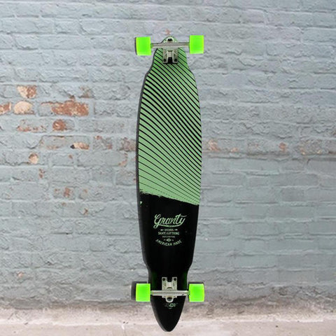 Gravity Longboard Blurred Lines Pintail Longboard 45" - Longboards USA