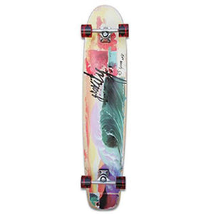 Gravity Longboard Spoon Nose 45" - Tropical Splash - Complete - Longboards USA