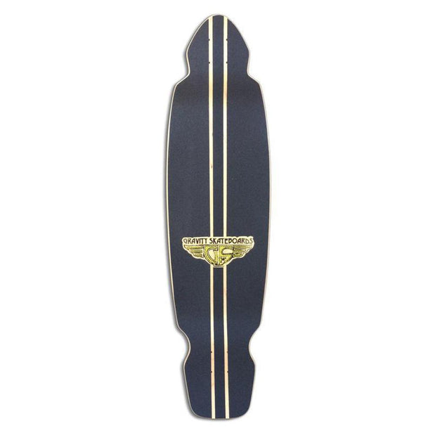 Gravity Mini Kick 40" Mai Tai Yellow Longboard Deck - Longboards USA