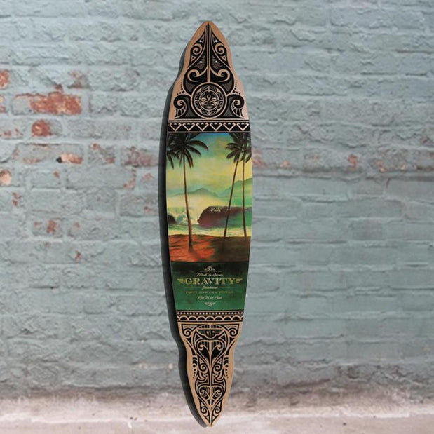 Gravity Tres Palmas 45" Pintail Longboard  - Deck - Longboards USA