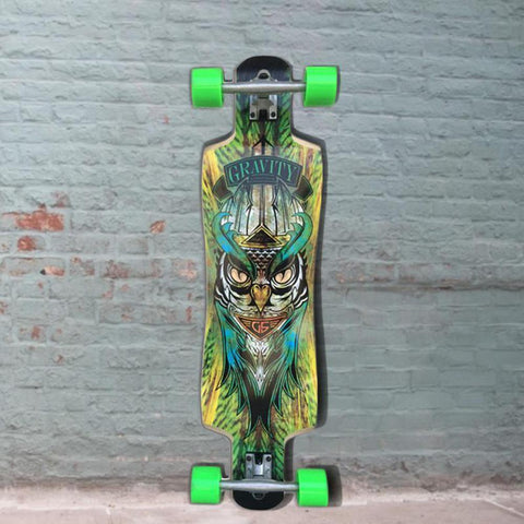 Gravity Twin Kick 38" Midnight Thief Longboard - Complete - Longboards USA