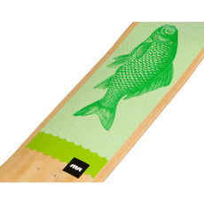 Green Fish Graphic Bamboo Skateboard - Longboards USA