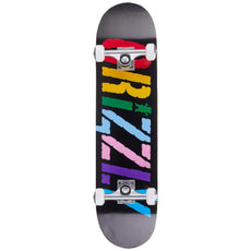Grizzly Incite Black 8.0" Complete Skateboard - Longboards USA