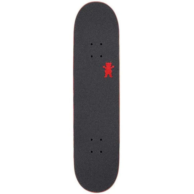 Grizzly Kuma Red 7.5" Complete Skateboard - Longboards USA