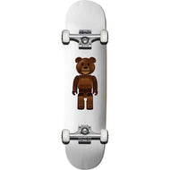 Grizzly No Batteries White 7.75" Complete Skateboard - Longboards USA