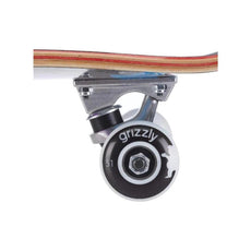 Grizzly Sittin On Chrome 7.75" Complete Skateboard - Longboards USA
