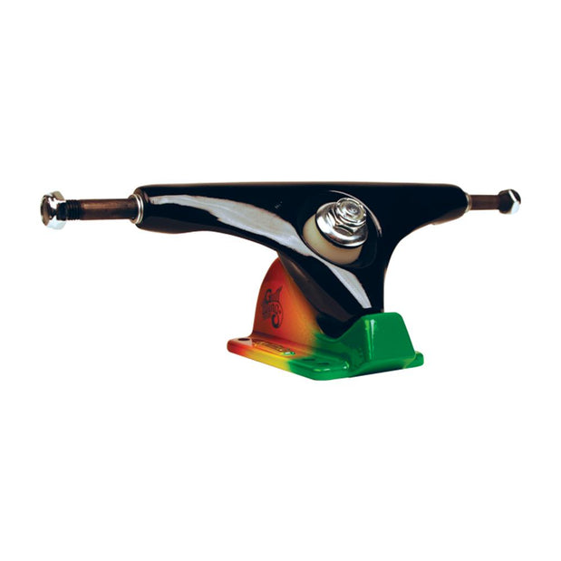 Gullwing Charger 10.0" Black/Rasta Longboard Trucks | Set of 2 - Longboards USA