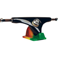 Gullwing Charger 9.0" Black/Rasta Longboard Trucks | Set of 2 - Longboards USA