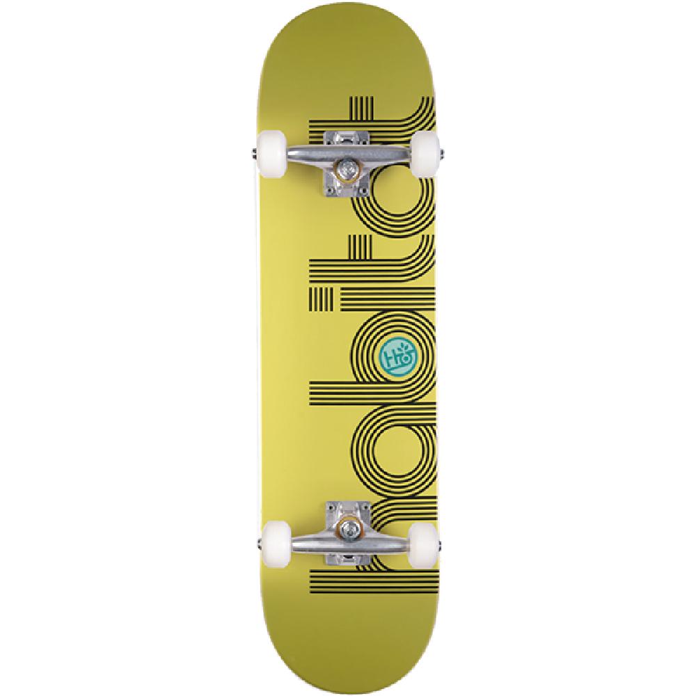 Habitat Ellipse Yellow 7.75" Complete Skateboard - Longboards USA