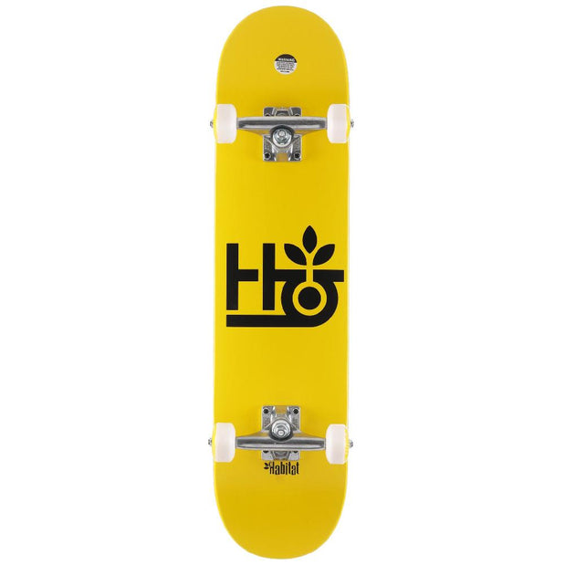Habitat Pod Yellow 7.5" Complete Skateboard - Longboards USA