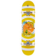 Habitat Rush Hour Yellow and White 8.25" Skateboard - Longboards USA