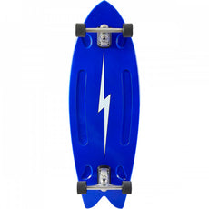 Hamboard Pescadito North Shore Blue 43" Surfskate Cruising Longboard - Longboards USA