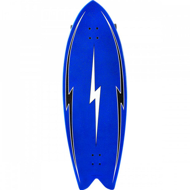 Hamboard Pescadito North Shore Blue 43" Surfskate Cruising Longboard - Longboards USA