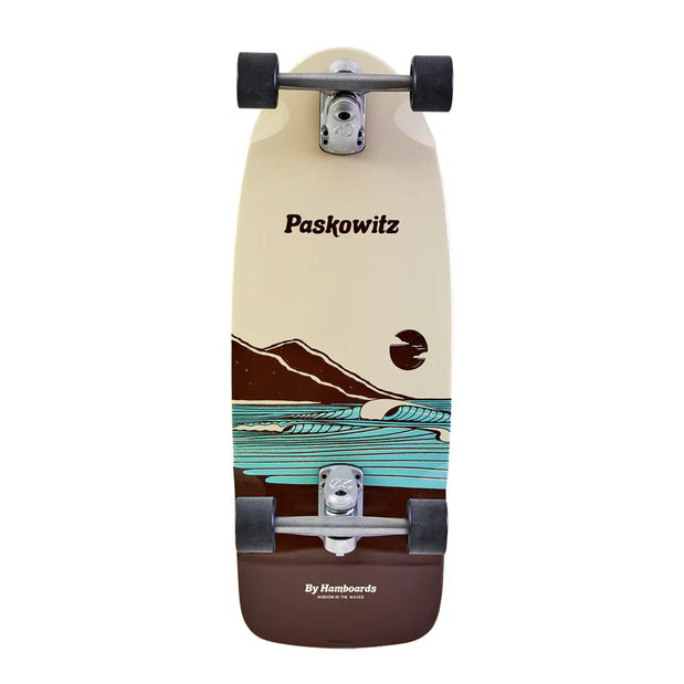 Hamboards Paskowitz Zen Swell 30" Surfskate Cruiser Longboard - Longboards USA