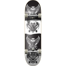 Heart Supply Bam Dark Light Black/White 8.0" Skateboard - Longboards USA