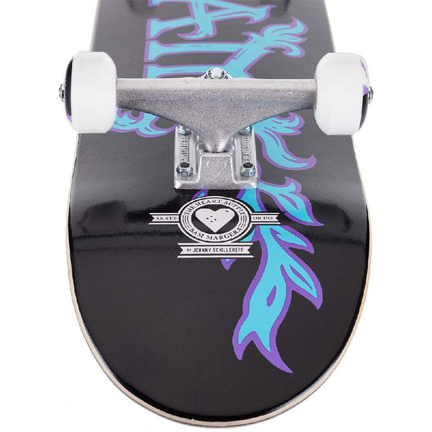 Heart Supply Bam Growth Black/Blue 7.75" Skateboard - Longboards USA