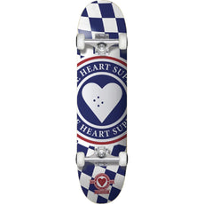 Heart Supply Insignia Check Blue 8.0" Skateboard - Longboards USA