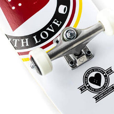 Heart Supply Orbit Logo White 7.75" Skateboard - Longboards USA