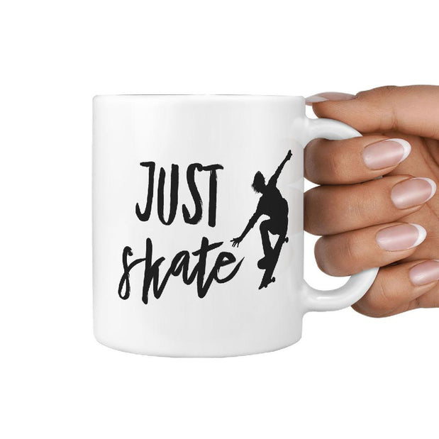 Just Skate - Coffee Mug - Longboards USA