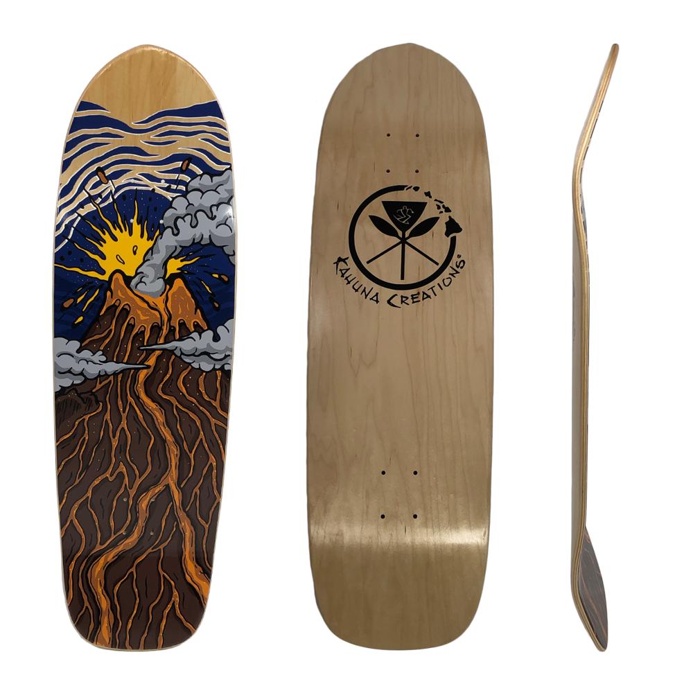 Kahuna Creations 33" Pokole Magma Kicktail Longboard DECK ONLY