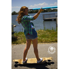 Kahuna Creations Black Wave (Natural) Drop Deck 42" Longboard - Longboards USA