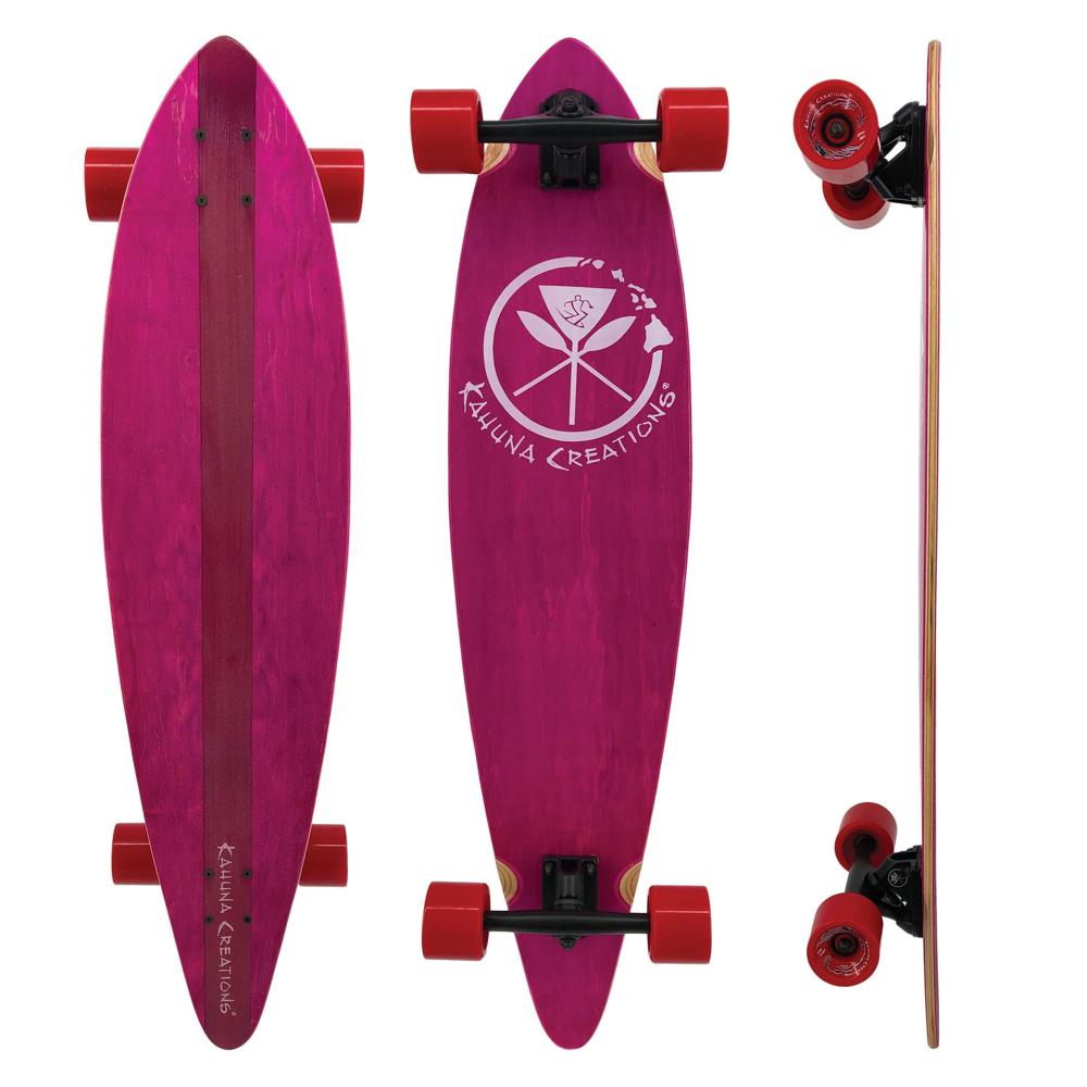 Kahuna Creations Hele Pink 40" Pintail Longboard - Longboards USA