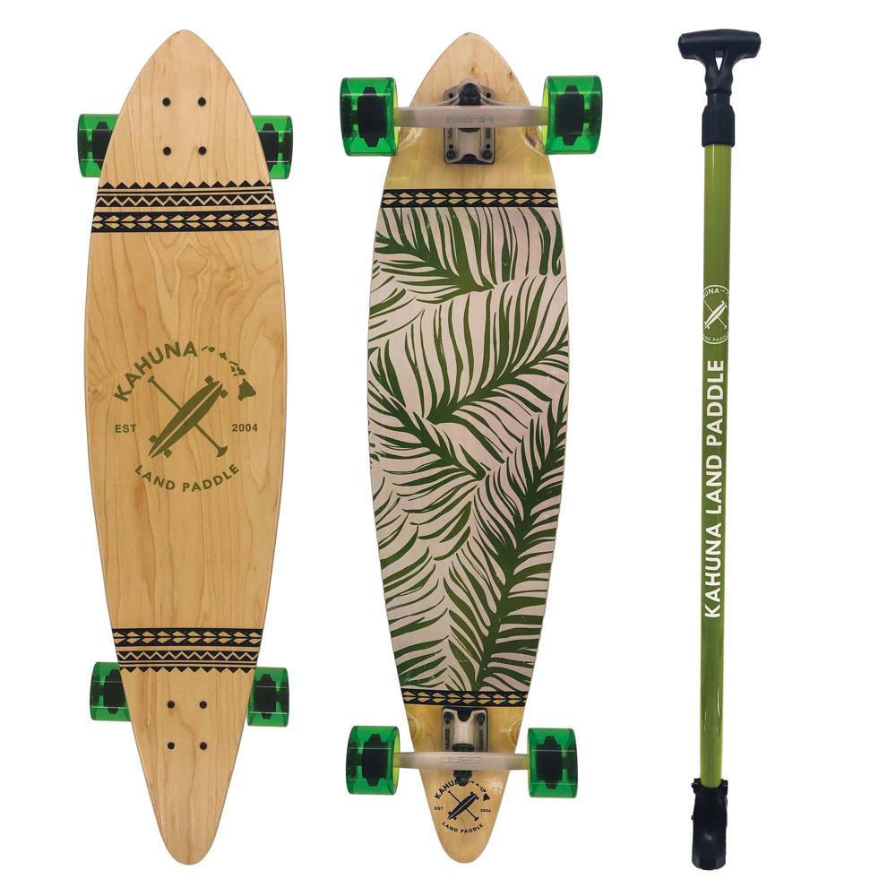 Kahuna Creations Leaf 40" Pintail Longboard | Land Paddle Bundle - Longboards USA