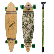 Kahuna Creations Leaf 40" Pintail Longboard | Land Paddle Bundle - Longboards USA