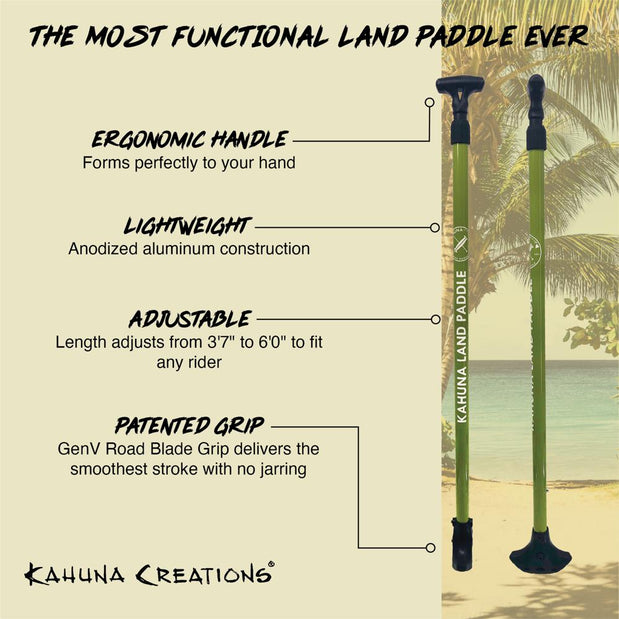 Kahuna Creations Leaf 40" Pintail Longboard | Land Paddle Bundle - Longboards USA