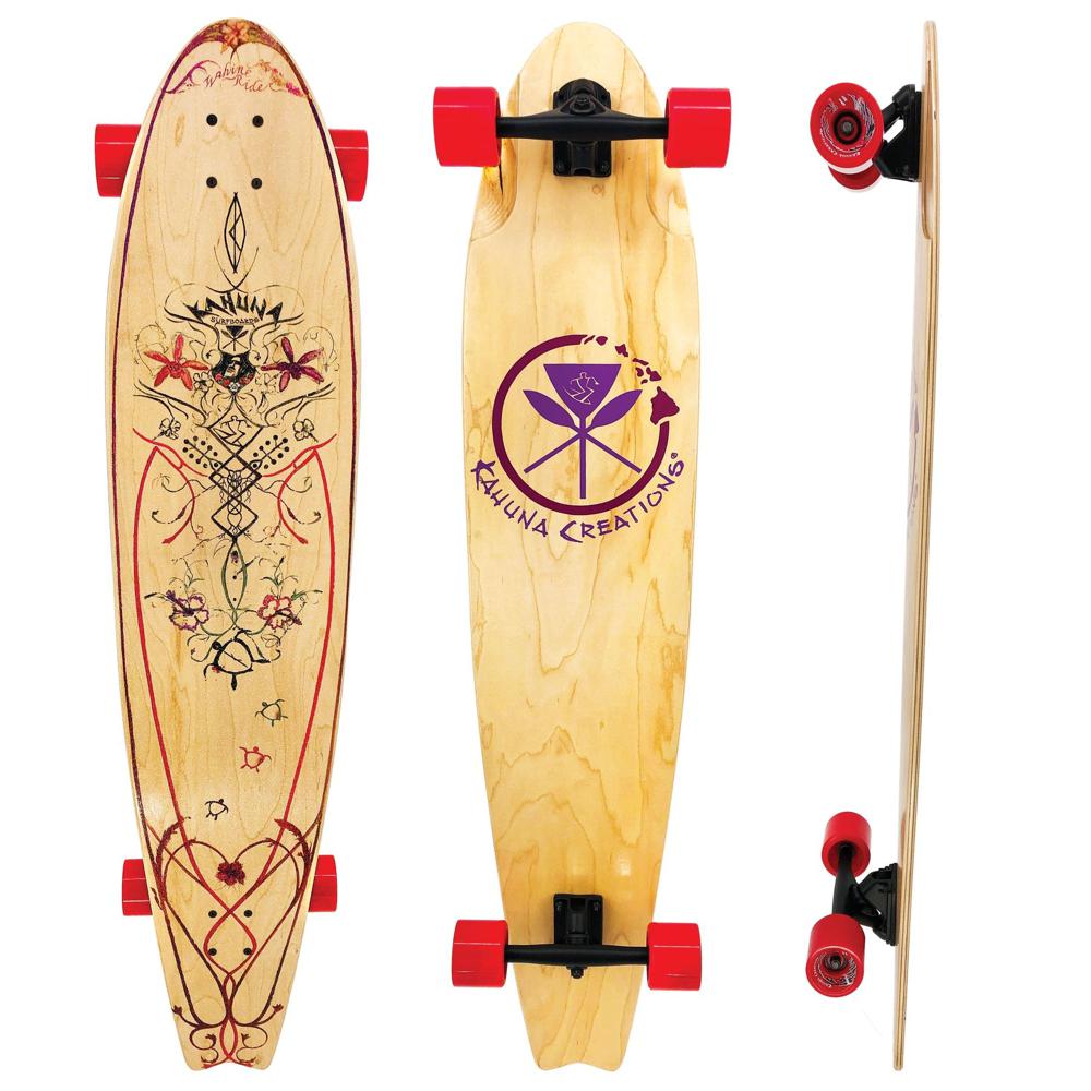 Kahuna Creations Pohaku Wahine Rider 46" Longboard with Bear Trucks - Longboards USA