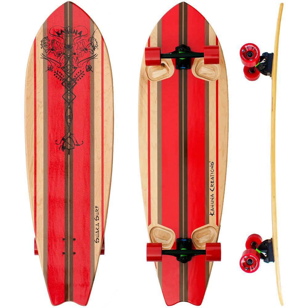 Kahuna Creations Shaka Surf 46" Longboard with Bear Trucks - Longboards USA