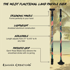 Kahuna Creations Tikehau 40" Pintail Longboard | Land Paddle Bundle - Longboards USA