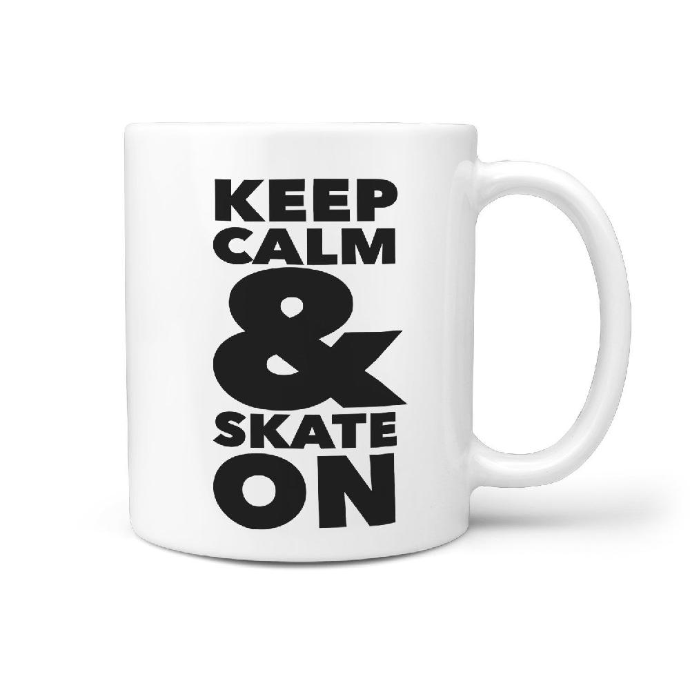 Keep Calm & Skate On - Coffee Mug - Longboards USA