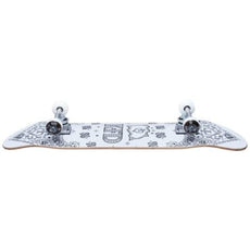 KFD Bandana White 8.0" Complete Skateboard - Longboards USA