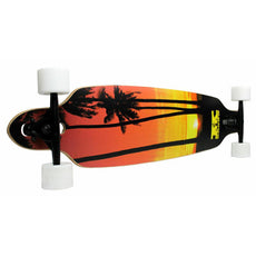 Krown Longboard Complete Elite Drop Through Rasta Lion Krown Longboard Complete Elite Drop Through Rasta Lion