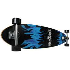 Krown - Pin Tail Blue Flame - Longboards USA