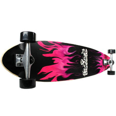 Krown - Pin Tail Purple Flame - Longboards USA