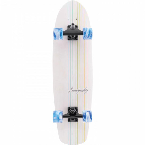 Landyachtz Butter White Lines 31.2" Surfskate Longboard - Longboards USA