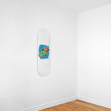 Lips and Tongue Skateboard With White Background | One Deck | Skateboard Wall Art, Mural & Skate Deck Art | Home Decor | Wall Decor - Longboards USA