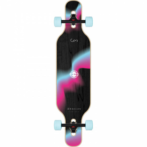 Long Island Geo V2 | Flex 2 | Fiberflex 40" Drop Through Longboard - Longboards USA