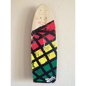 Longboard Art Skateboard Wall Clock - Longboards USA